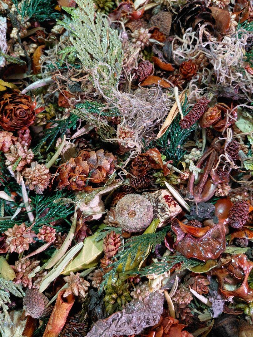 Patchouli Botanical Potpourri - Earthy Rustic - Close-Up