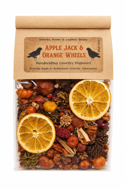 Applejack & Orange Wheels Handcrafted Potpourri