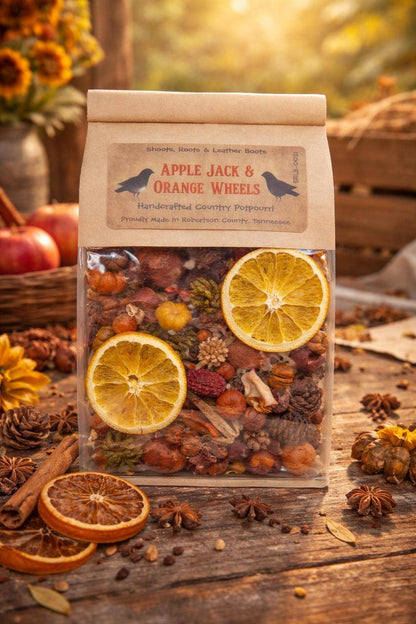 Applejack & Orange Wheels Handcrafted Potpourri - Detail