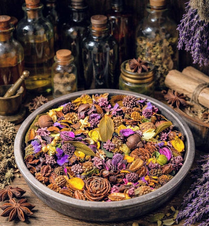 Lemon Lavender Handcrafted Botanical Potpourri - Detail