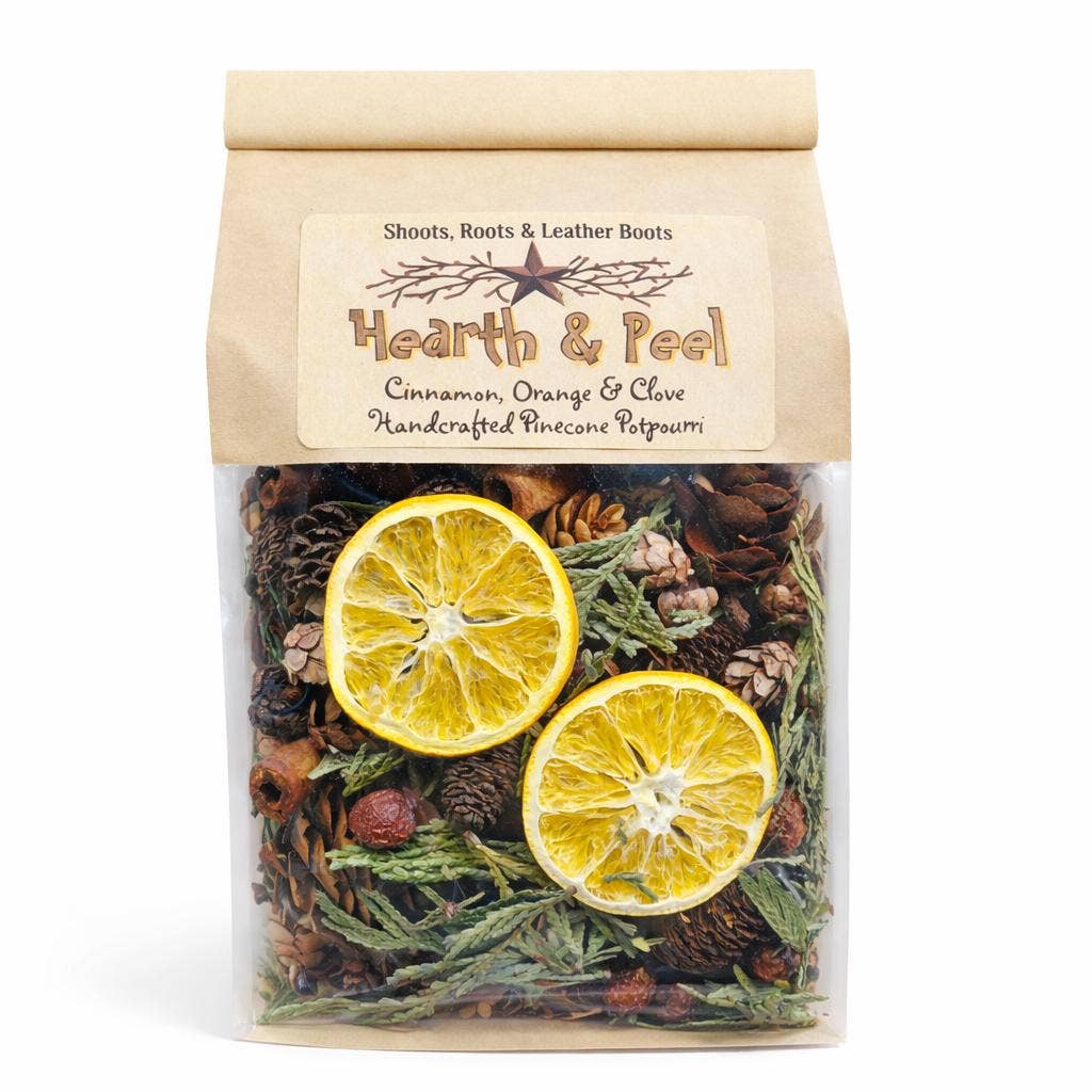 Hearth & Peel Handcrafted Potpourri - Orange, Cinnamon, Clove