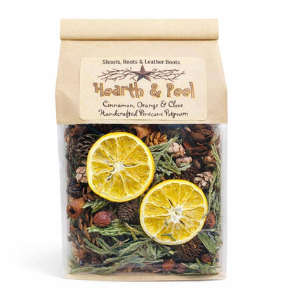 Hearth & Peel Handcrafted Potpourri - Orange, Cinnamon, Clove