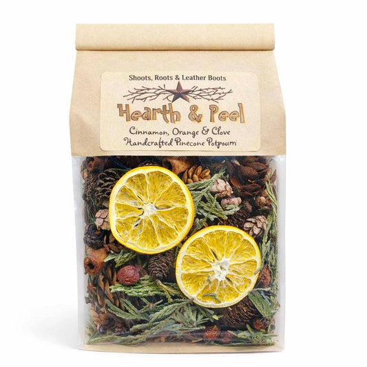 Hearth & Peel Handcrafted Potpourri - Orange, Cinnamon, Clove