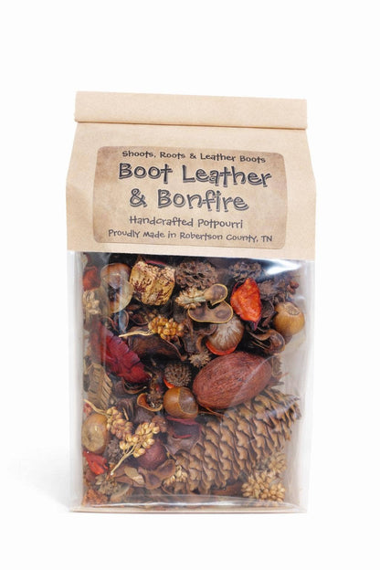 Boot Leather & Bonfire Handcrafted Potpourri
