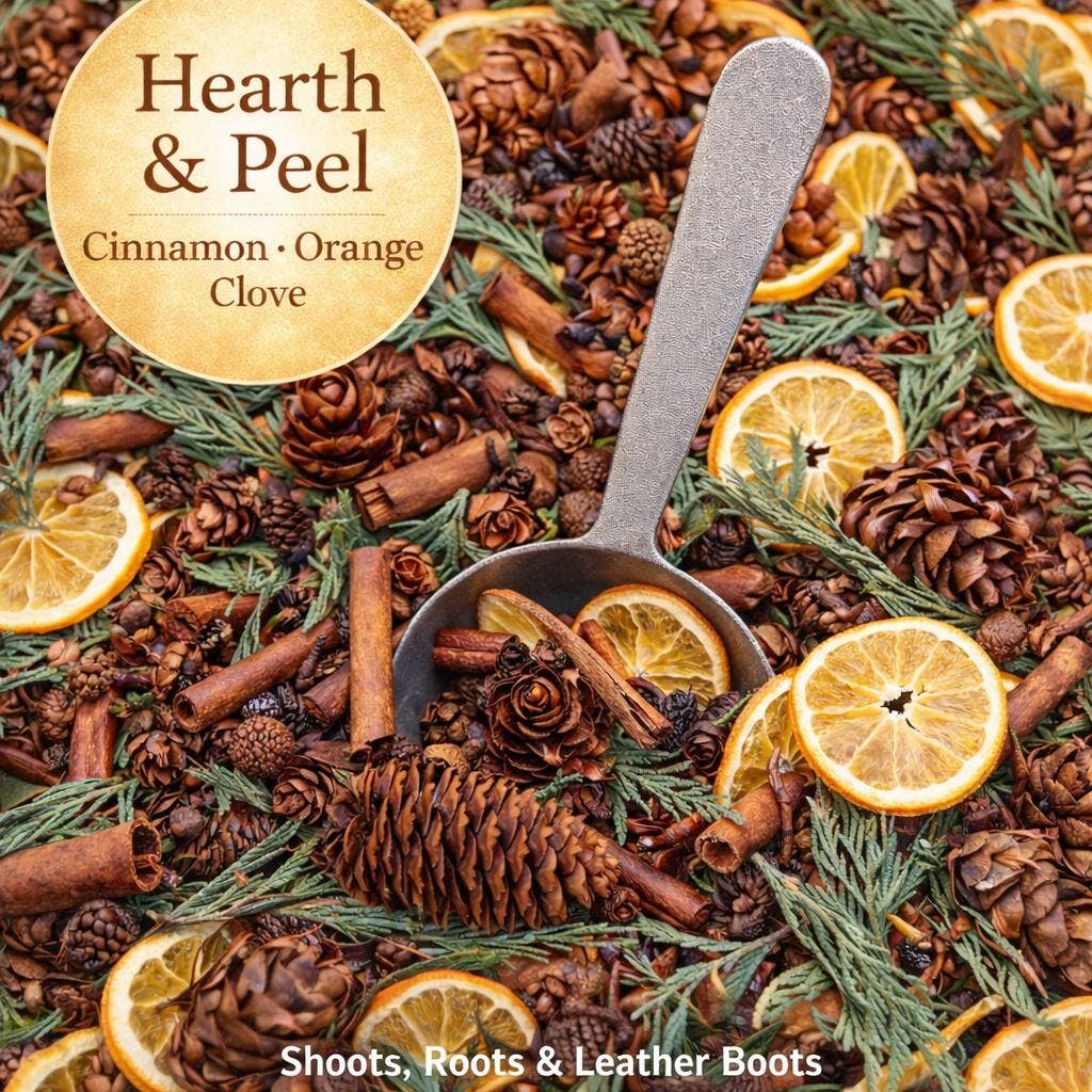 Hearth & Peel Handcrafted Potpourri - Orange, Cinnamon, Clove - Detail